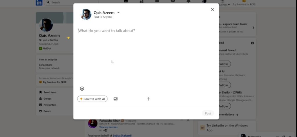 LinkedIn post
