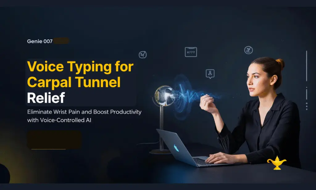 carpal tunnel relief voice typing