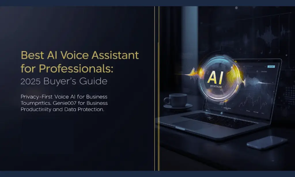 Genie007 privacy-first voice AI assistant for business security and data protection