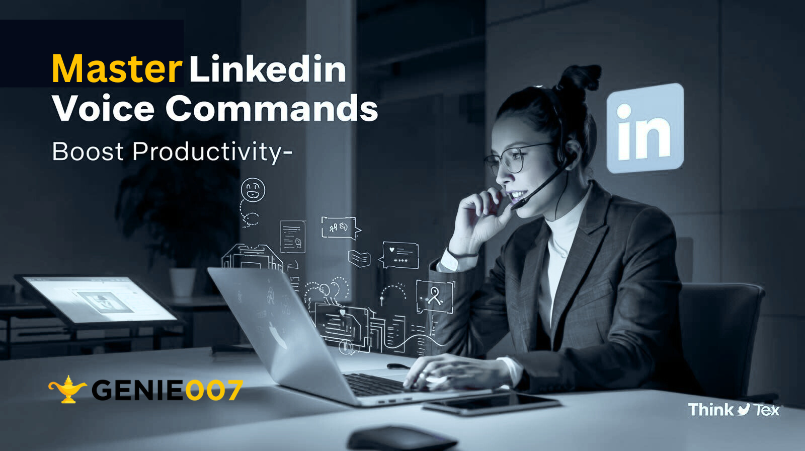 LinkedIn Voice Commands