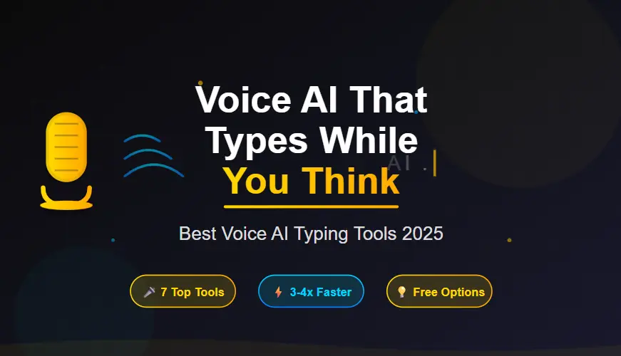 voice AI typing tools 2025
