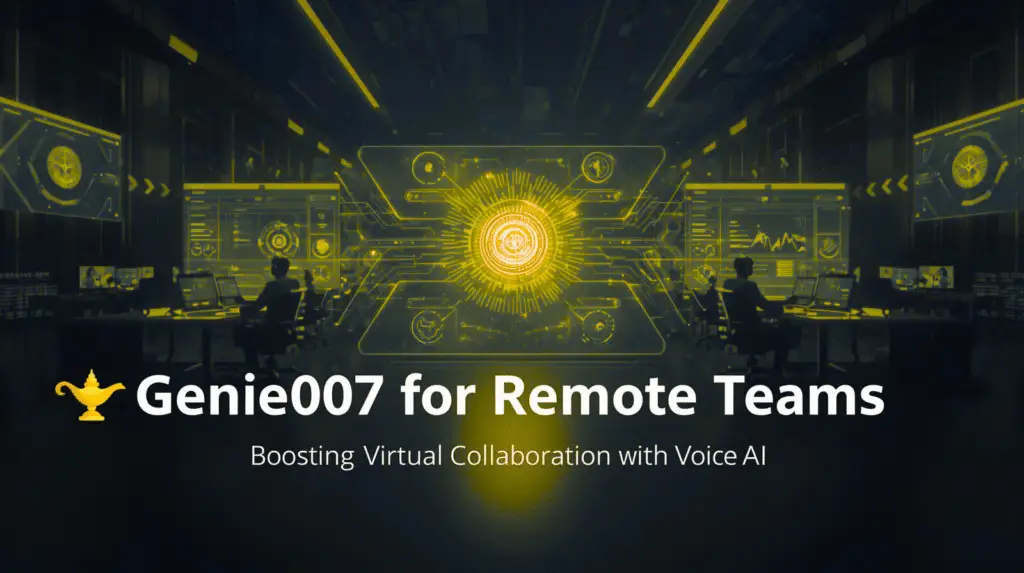Genie007 for Remote Teams
