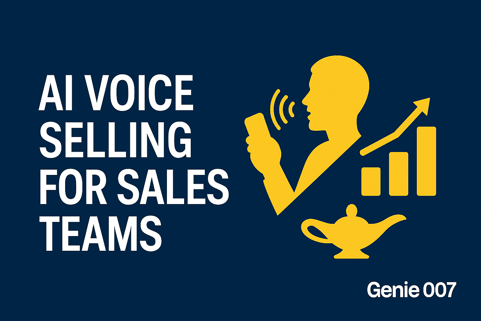 Genie 007 – AI voice selling for sales teams