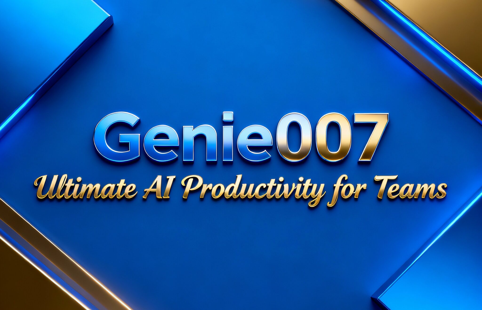 Genie007 – The Ultimate AI Productivity Engine for Modern Teams team ai productivity