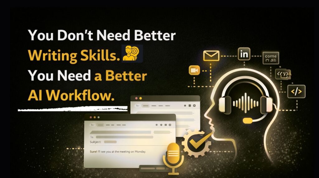 AI workflow for writing
