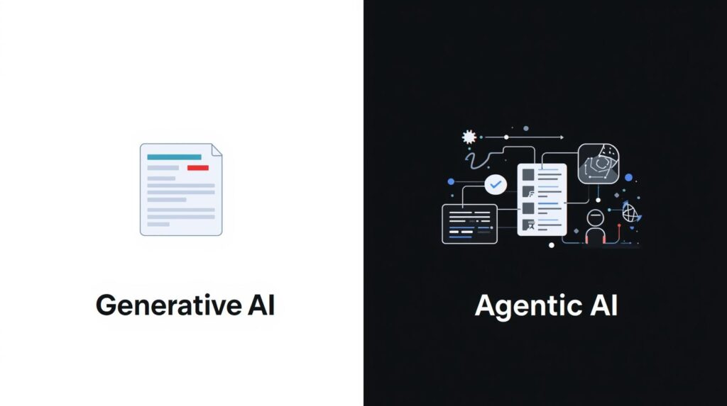 Generative AI vs. Agentic AI