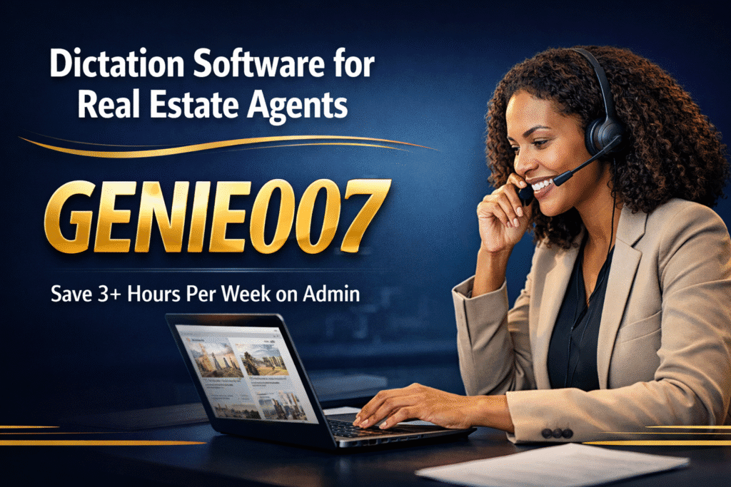Dictation Software for Real Estate Agents