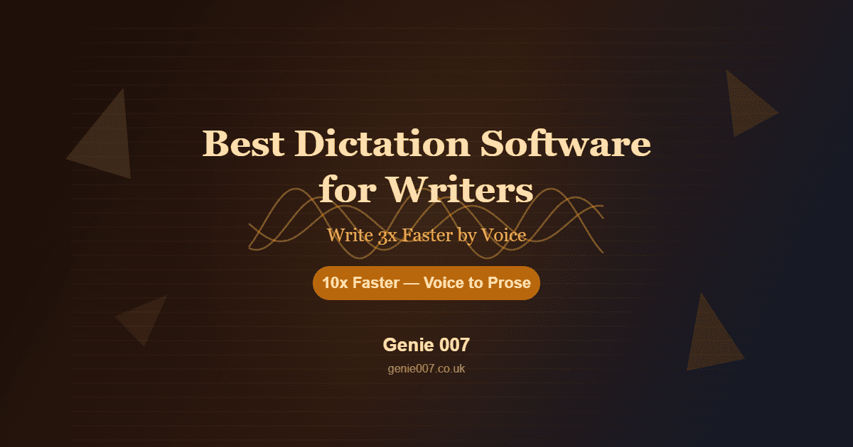 Best dictation software for writers and authors 2026