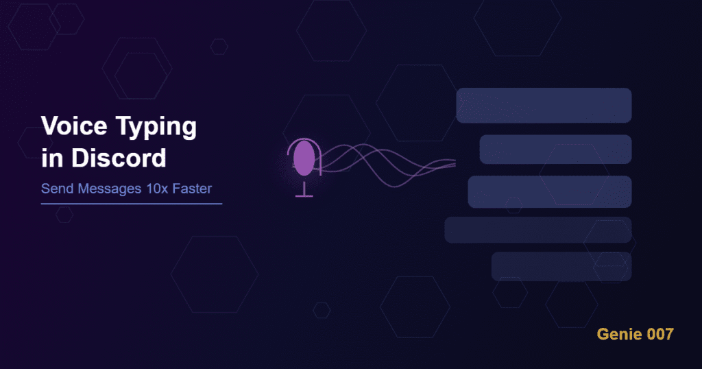 voice dictation for discord speech to text hands free messaging 2026